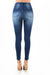 Dame Skinny Jeans Høy Midje Ødelagte Denim 3