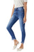 Dame Skinny Jeans Høy Midje med Detaljer 0
