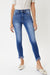 Dame Skinny Jeans Høy Midje med Detaljer 1