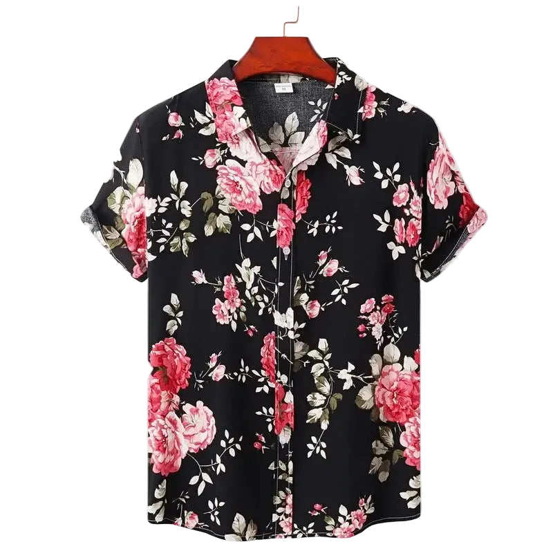 Dame Skjorte med Blomsterdesign 0