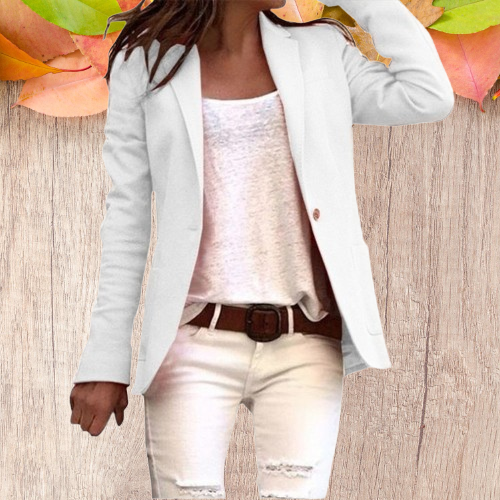 Dame Slim Fit Jakke Trendy 5