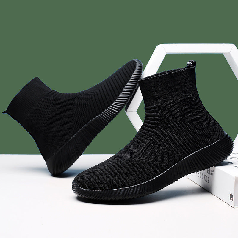 Dame Sneakers Strikkede Sokkestil 1