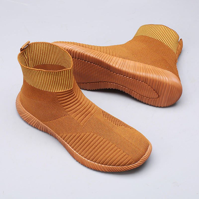 Dame Sneakers Strikkede Sokkestil 3