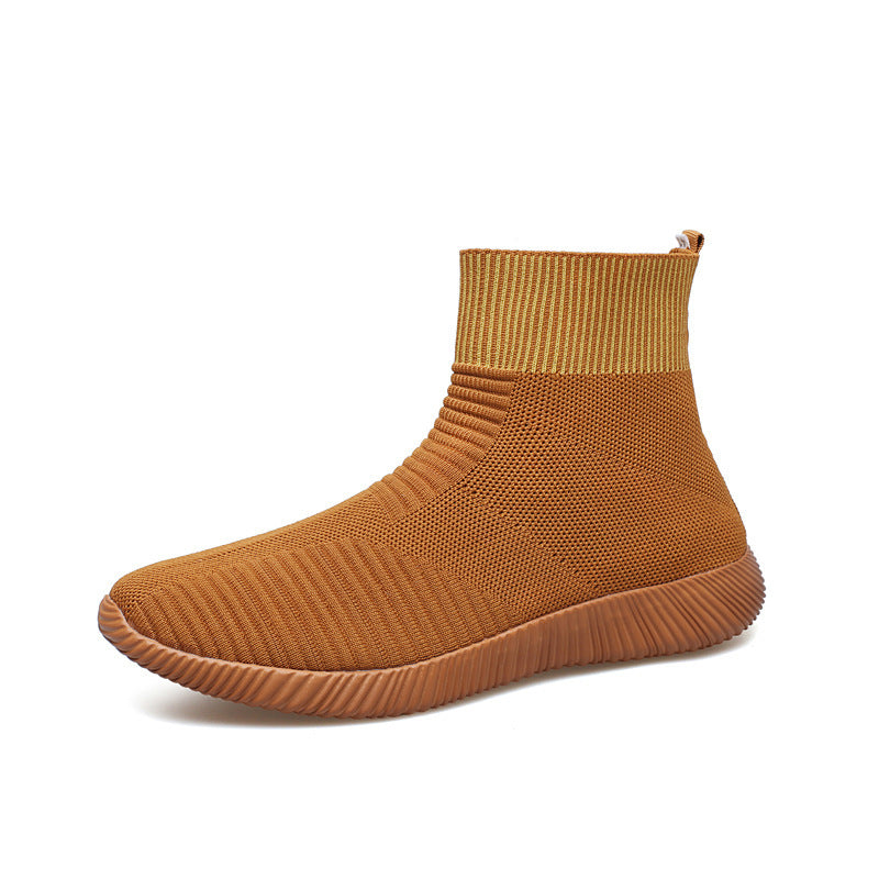 Dame Sneakers Strikkede Sokkestil 5