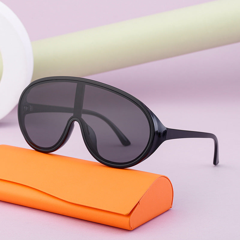 Dame Solbriller Futuristisk Design Minimalistisk Stil 3