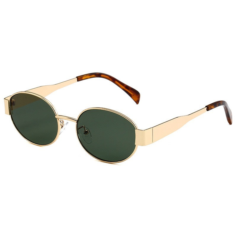 Dame Solbriller Oval Form med 100 % UV-Beskyttelse 7
