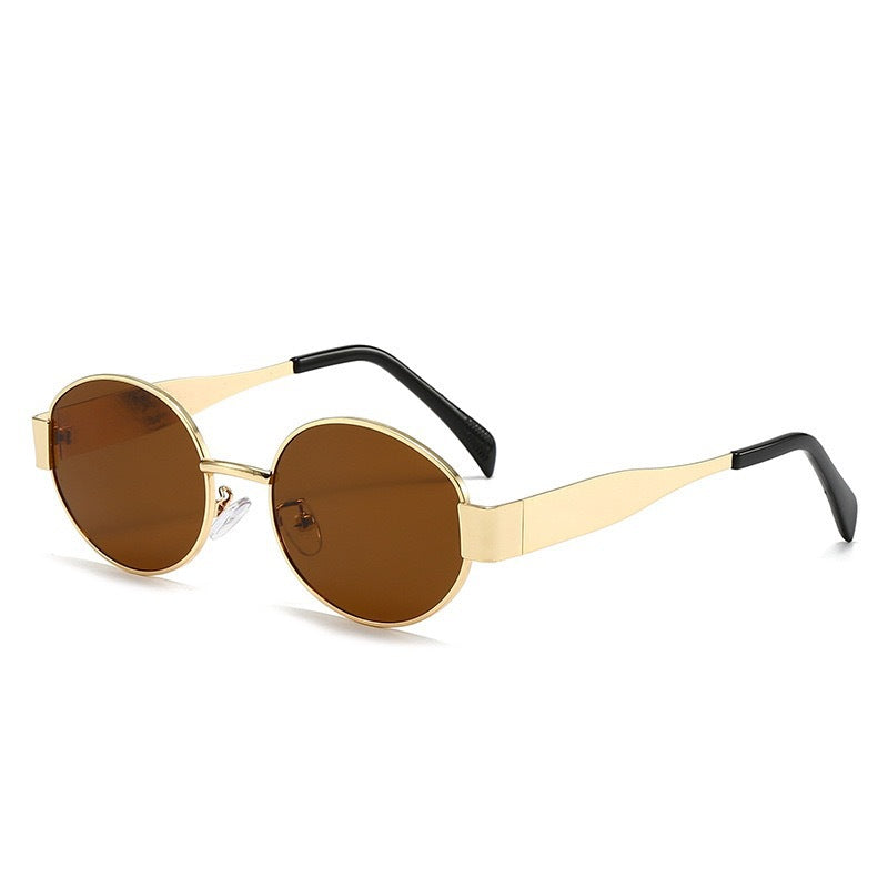 Dame Solbriller Oval Form med 100 % UV-Beskyttelse 9