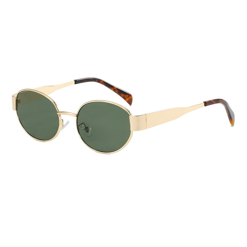 Dame Solbriller Ovalt Design Moderne 0