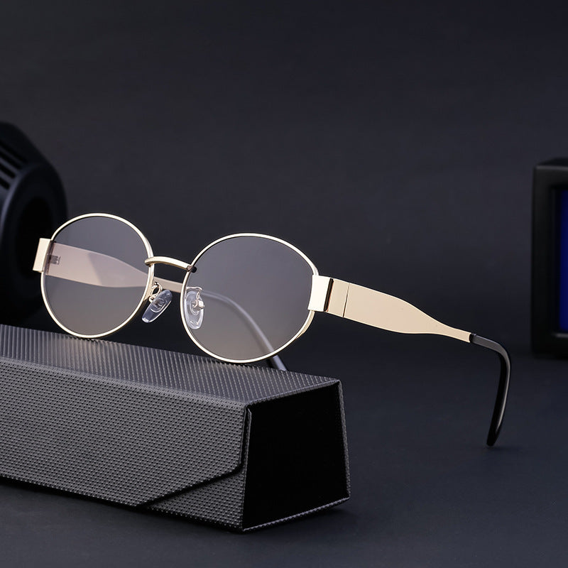 Dame Solbriller Ovalt Design Moderne 3