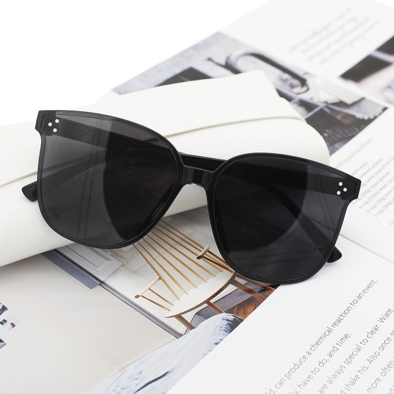 Dame Solbriller Overdimensjonert Design Moderne Stil 2