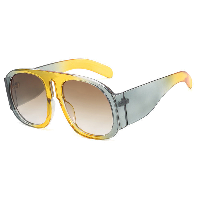 Dame Solbriller Overdimensjonert Gradient Design 0