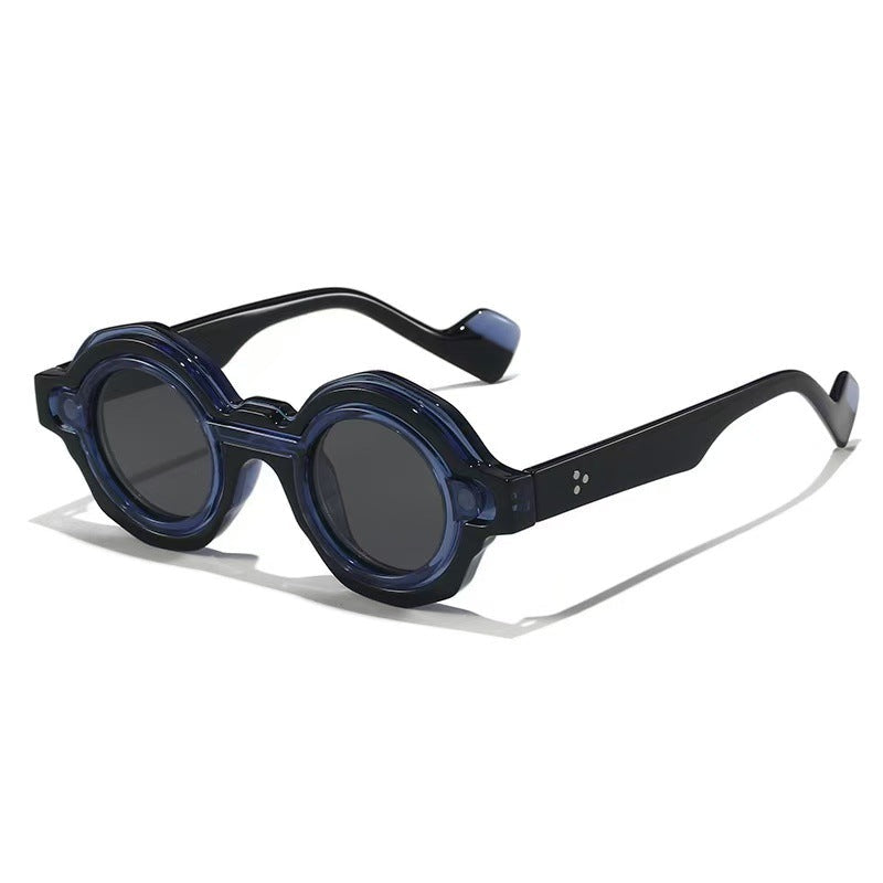 Dame Solbriller Rund Design Moderne 0