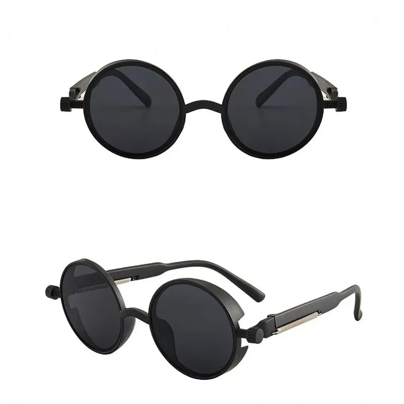 Dame Solbriller Rundede Linser Moderne Design 5