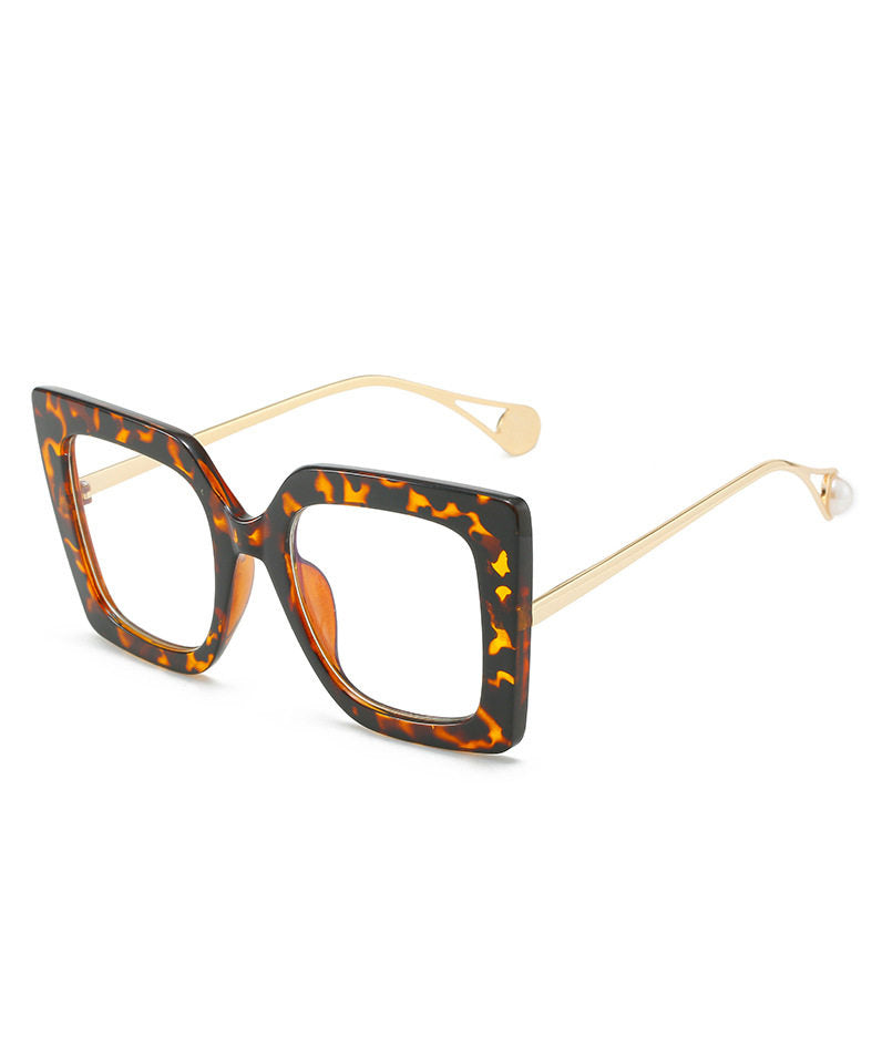 Dame Solbriller i Leopard Design 0