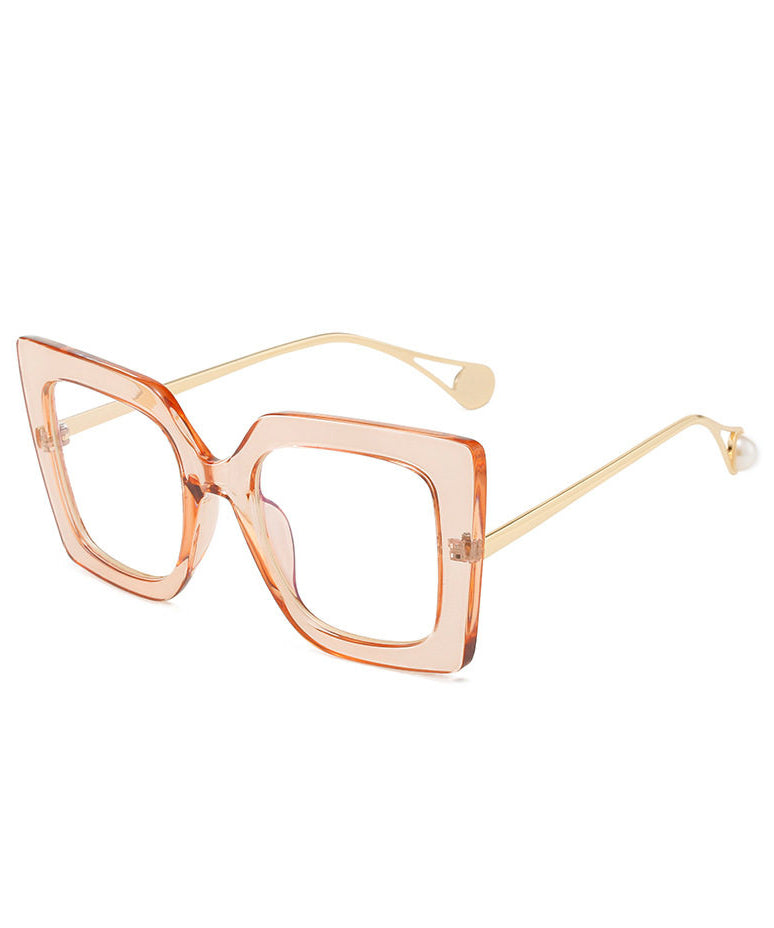 Dame Solbriller i Leopard Design 2