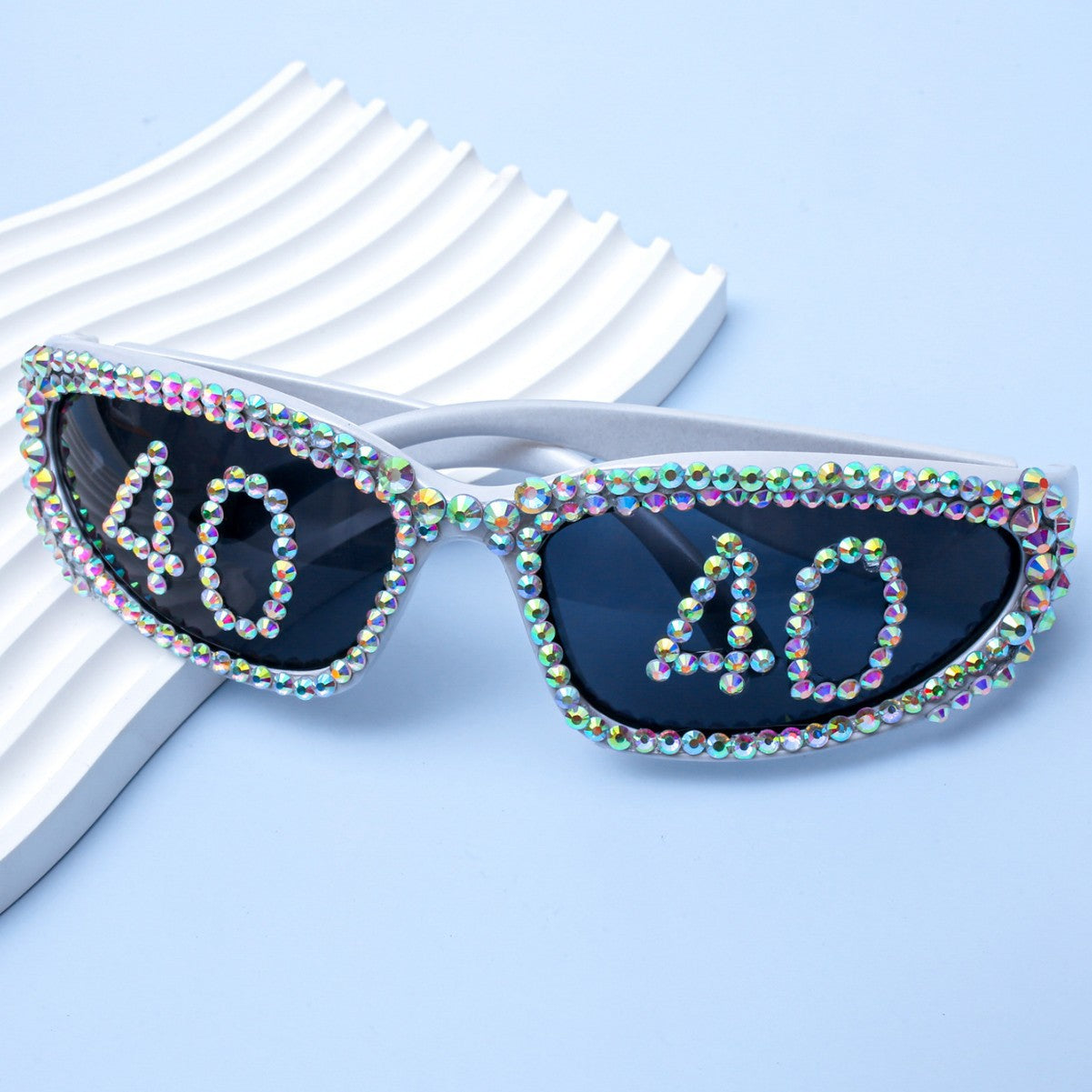 Dame Solbriller med Rhinestones 4