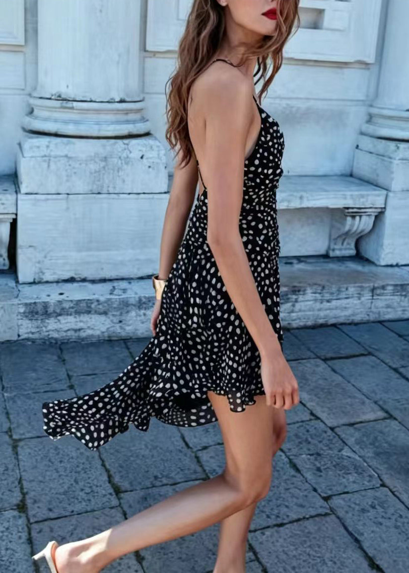 Dame Solkjole Asymmetrisk Sommerstil 1