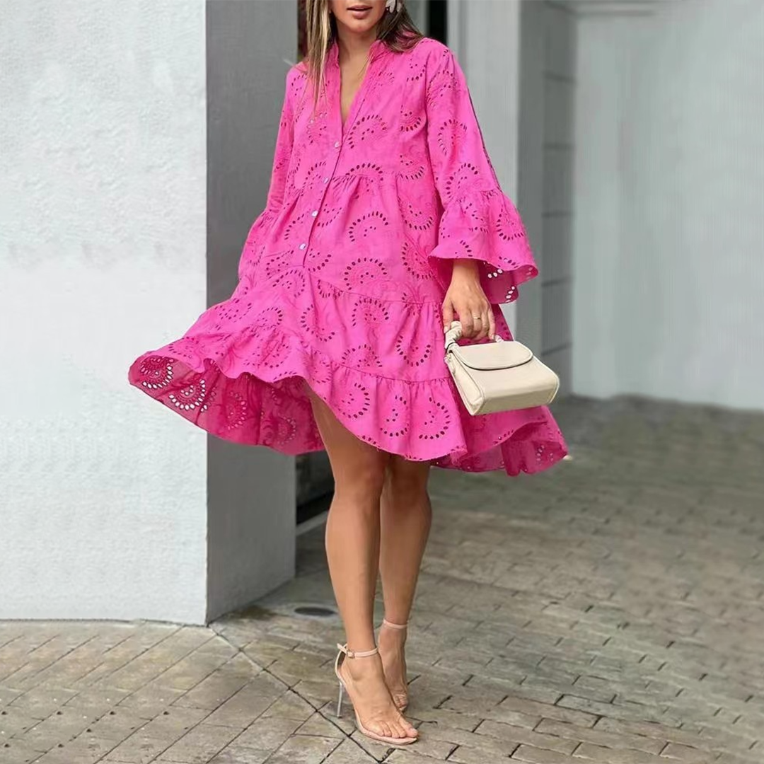 Dame Sommerkjole Ajour-design 3