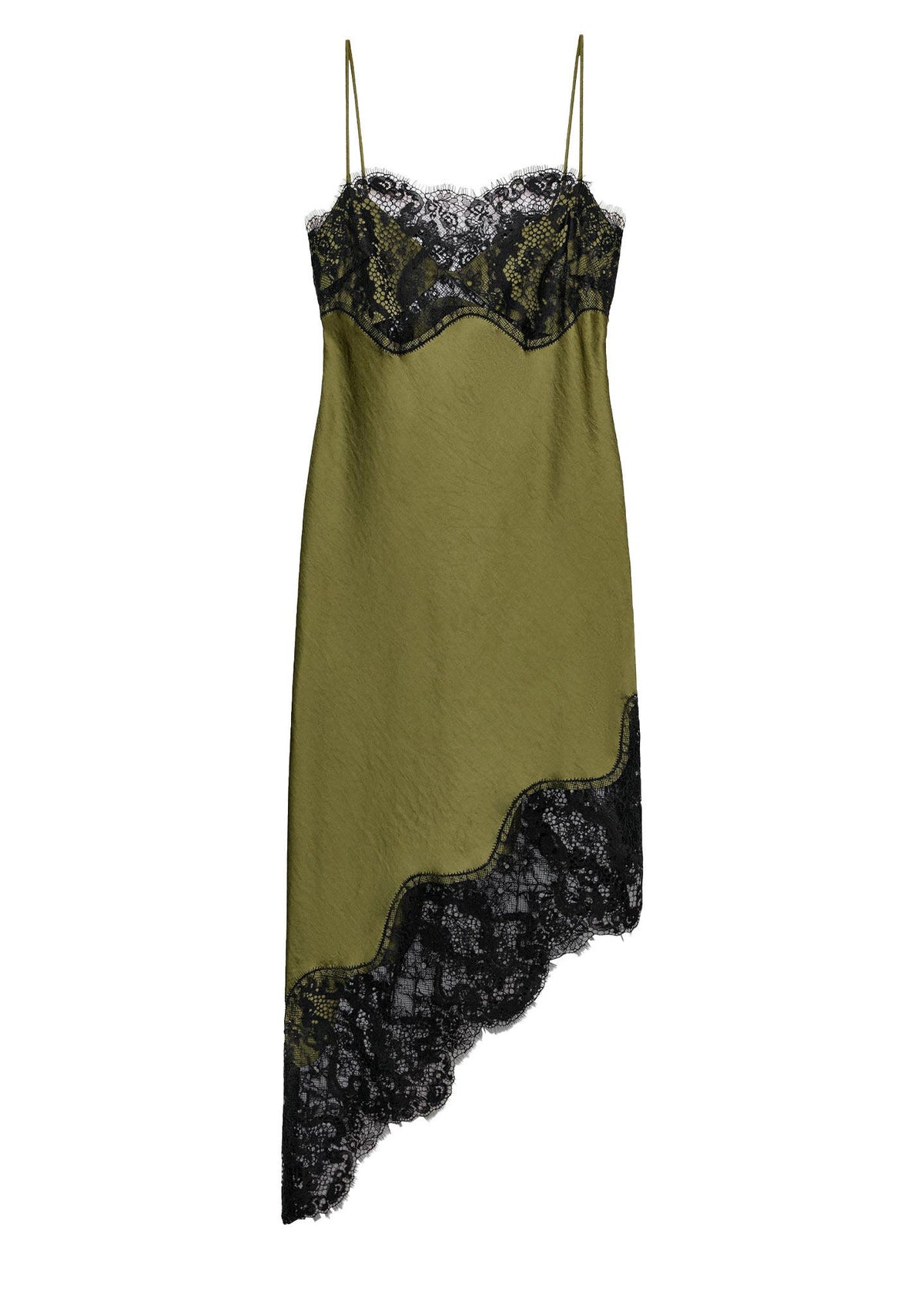 Dame Spaghetti Stropp Kjole Patchwork Design 4