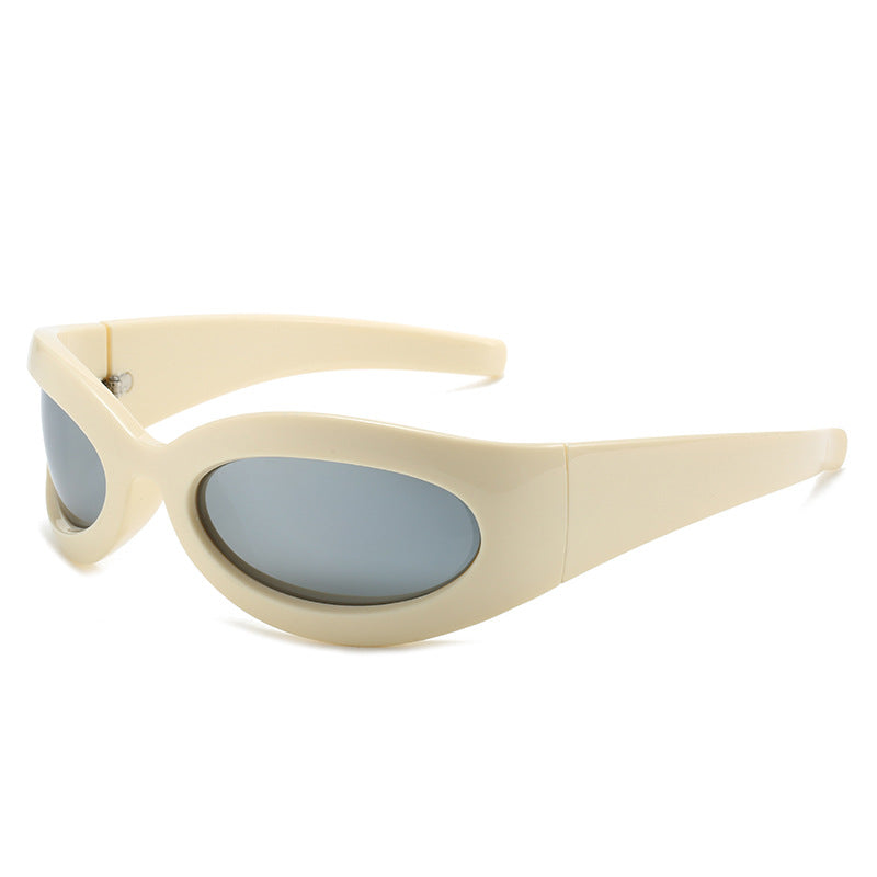 Dame Sportssolbriller med Aerodynamisk Design 8