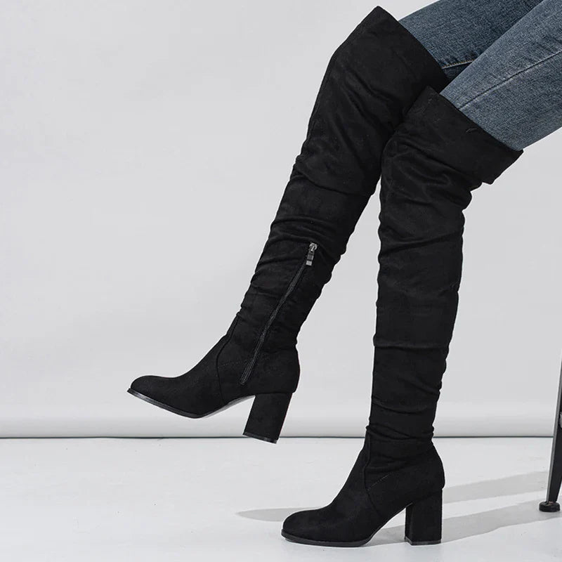 Dame Støvler Over-the-Knee med Hæl 1
