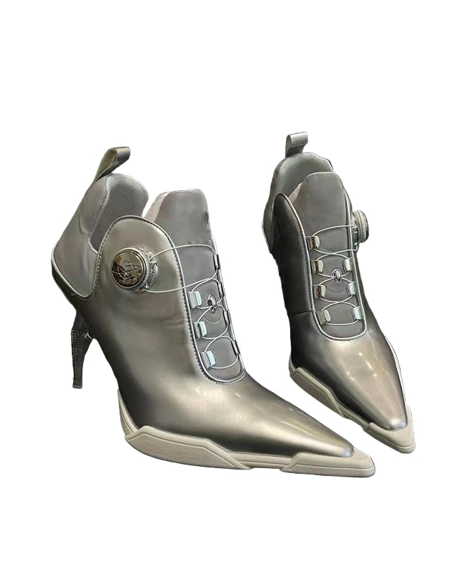 Dame Støvler med Høy Hæl og Spiss Tå 0