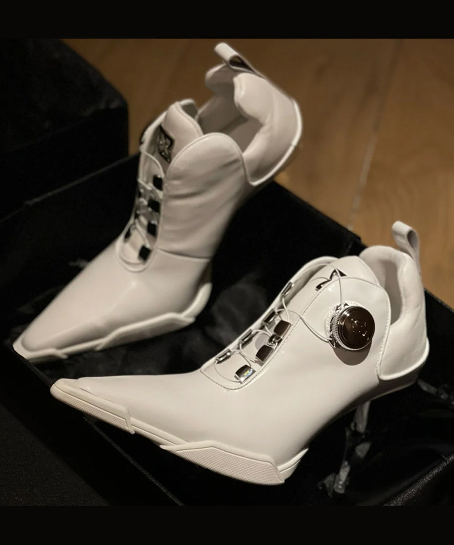 Dame Støvler med Høy Hæl og Spiss Tå 1