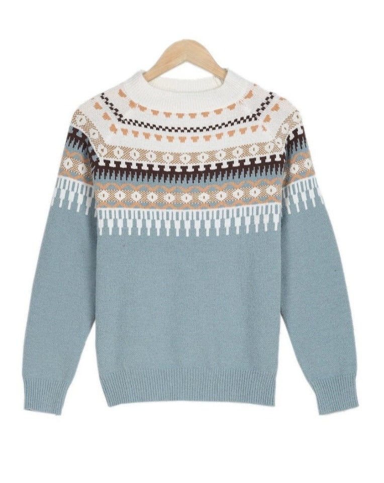 Dame Strikkegenser Nordisk Design Myk Strikk 8