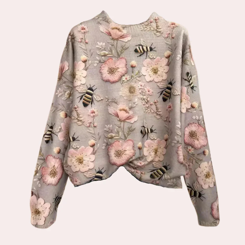 Dame Strikkegenser Trendy Stil 1