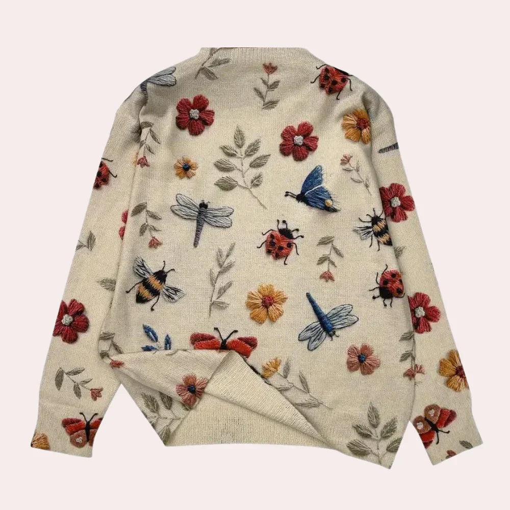Dame Strikkegenser Trendy Stil 2