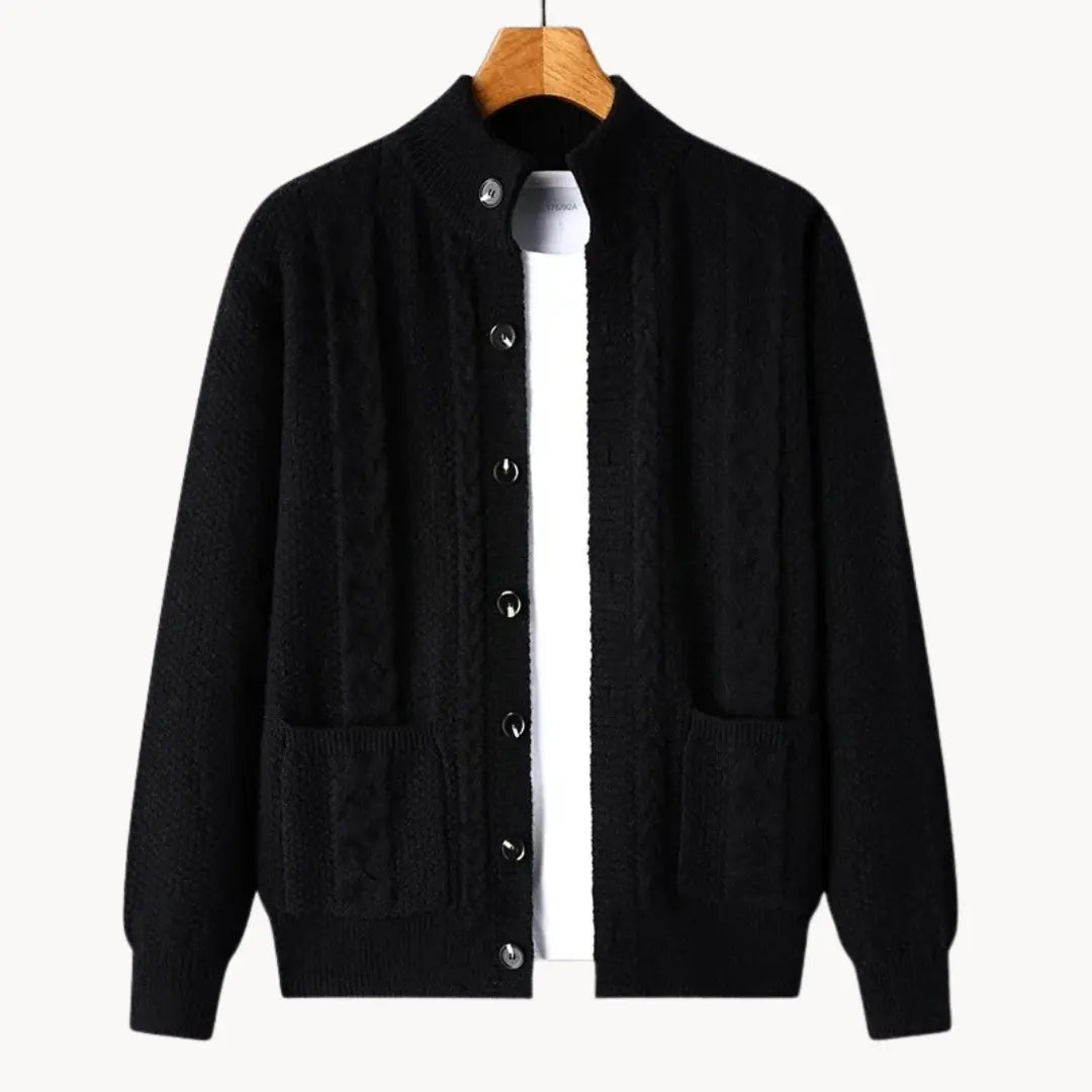 Dame Strikket Genser Klassisk Stil 4