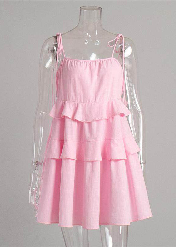 Dame Sundress med Volanger Sommerstil 3