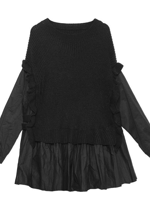 Dame Sweatshirt Chunky Strikket Høststil 4