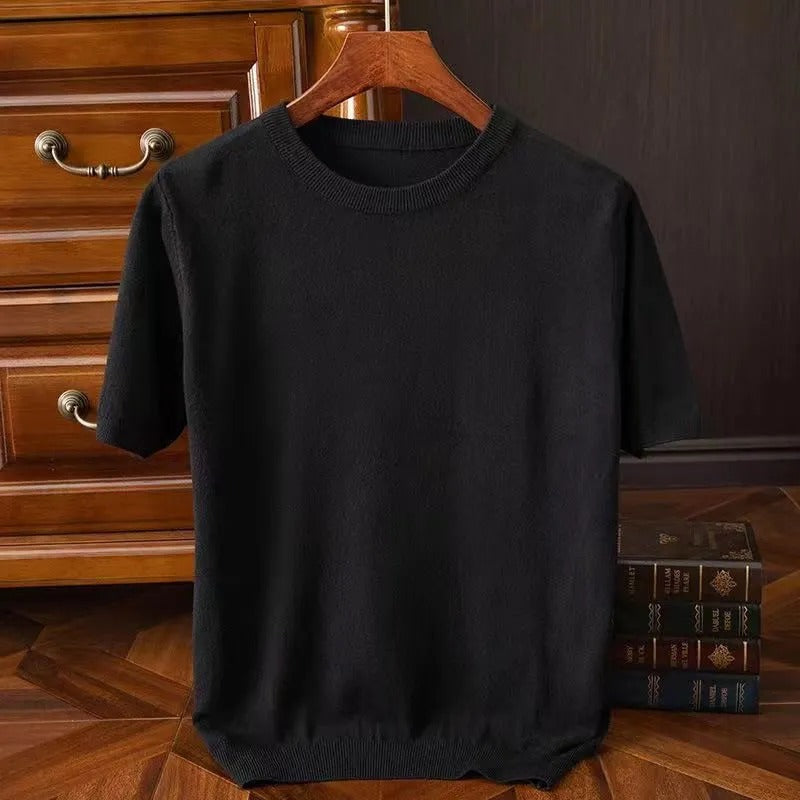 Dame T-skjorte Enkel Stil 100% Cashmere 5
