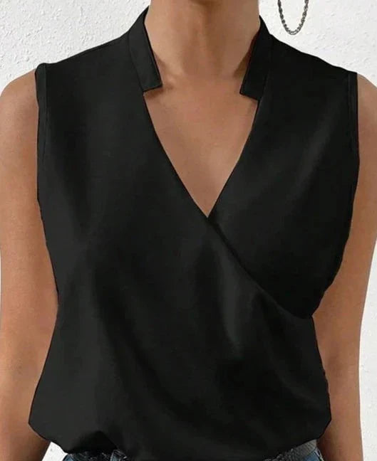 Dame Tank Top Ermeløs Chic 1