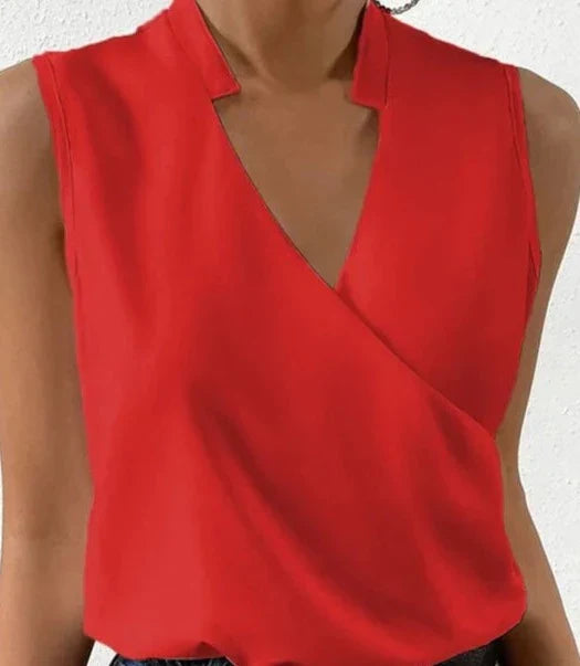 Dame Tank Top Ermeløs Chic 2