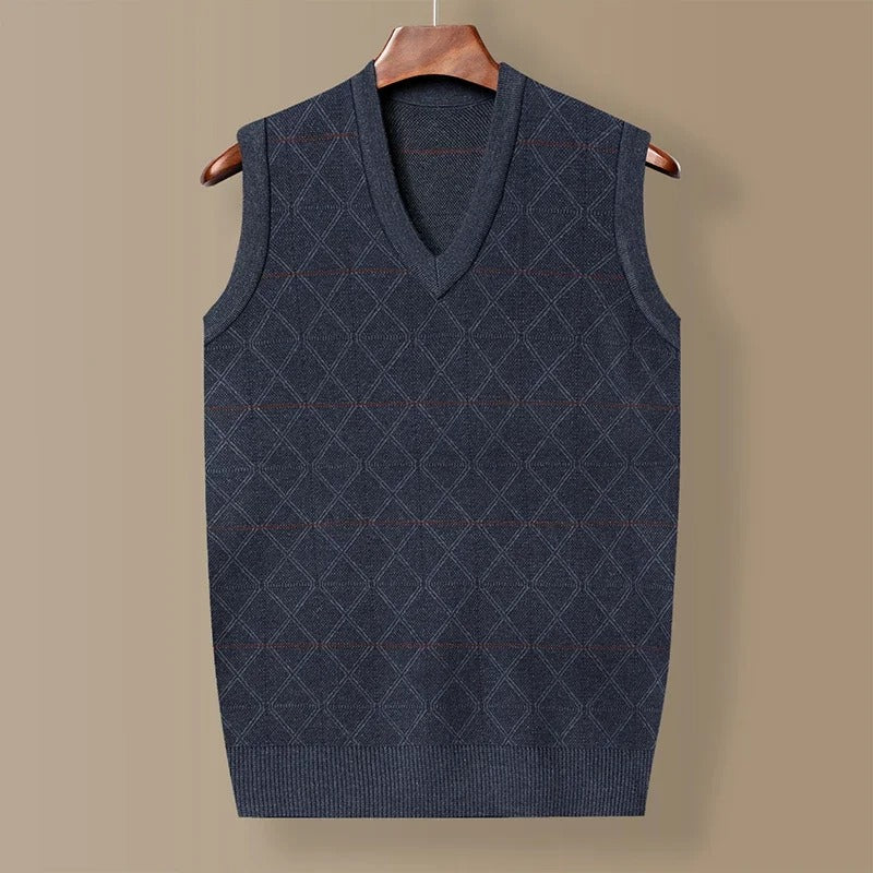 Dame Tank Top Strikket Myk Ull Avslappet Stil 4