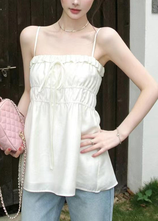 Dame Tank Top med Snøring i Lett Stil 1