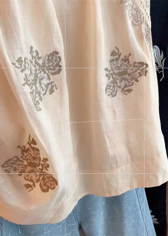Dame Tank Topp med O-hals og Print 4