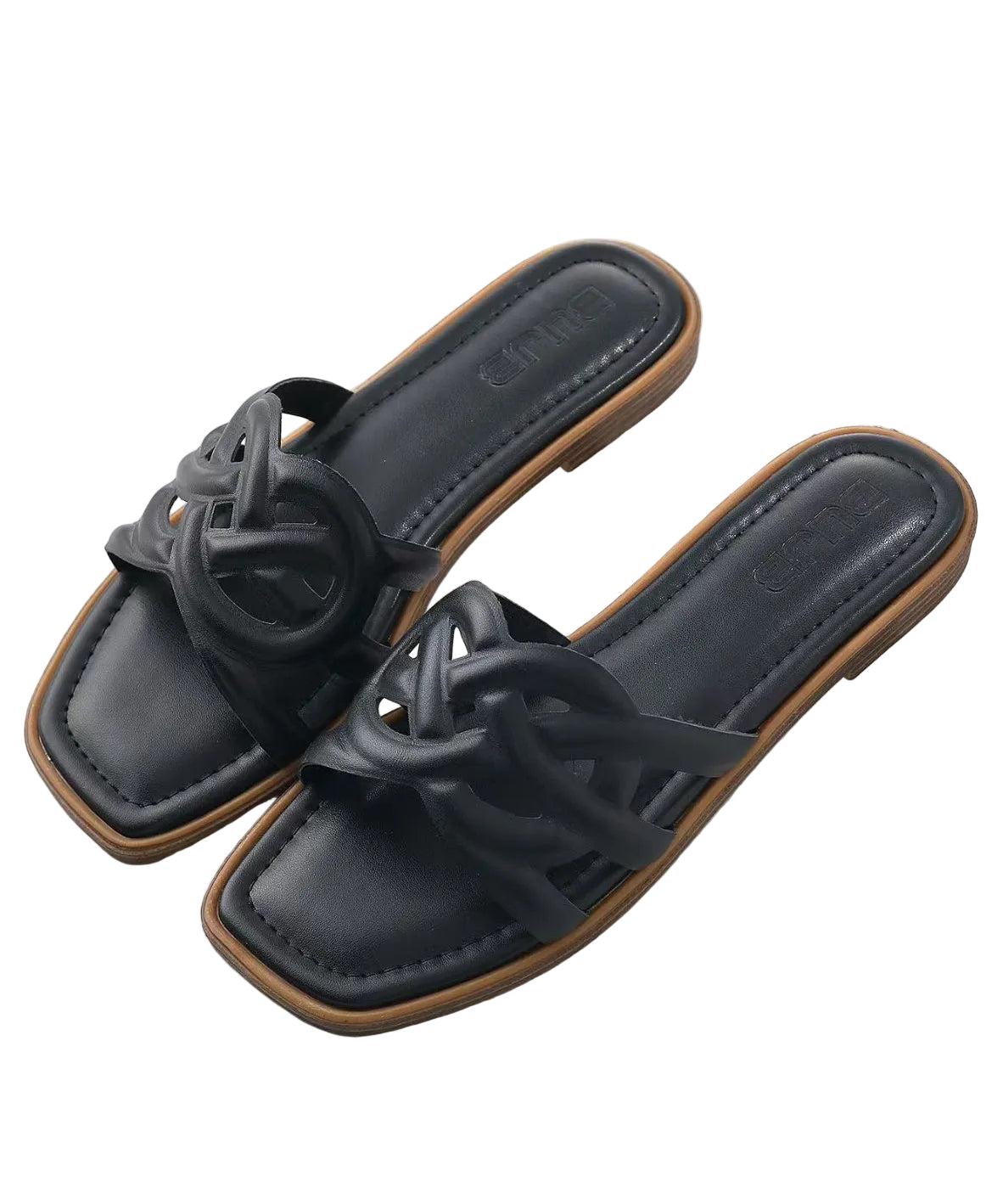 Dame Thongsandaler i Sort Stil 0