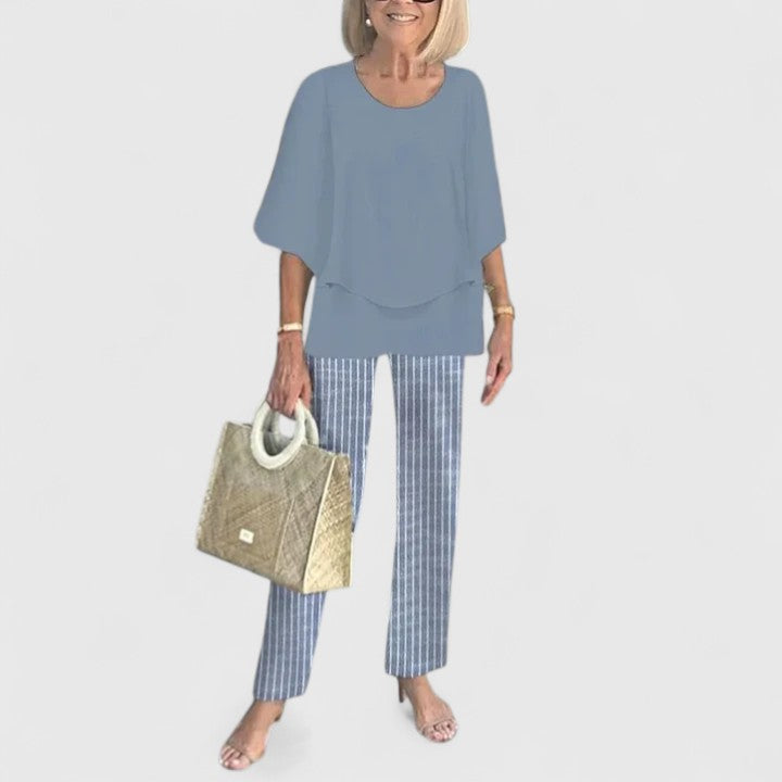 Dame Todelt Sett Sofistikert Stilfull 2