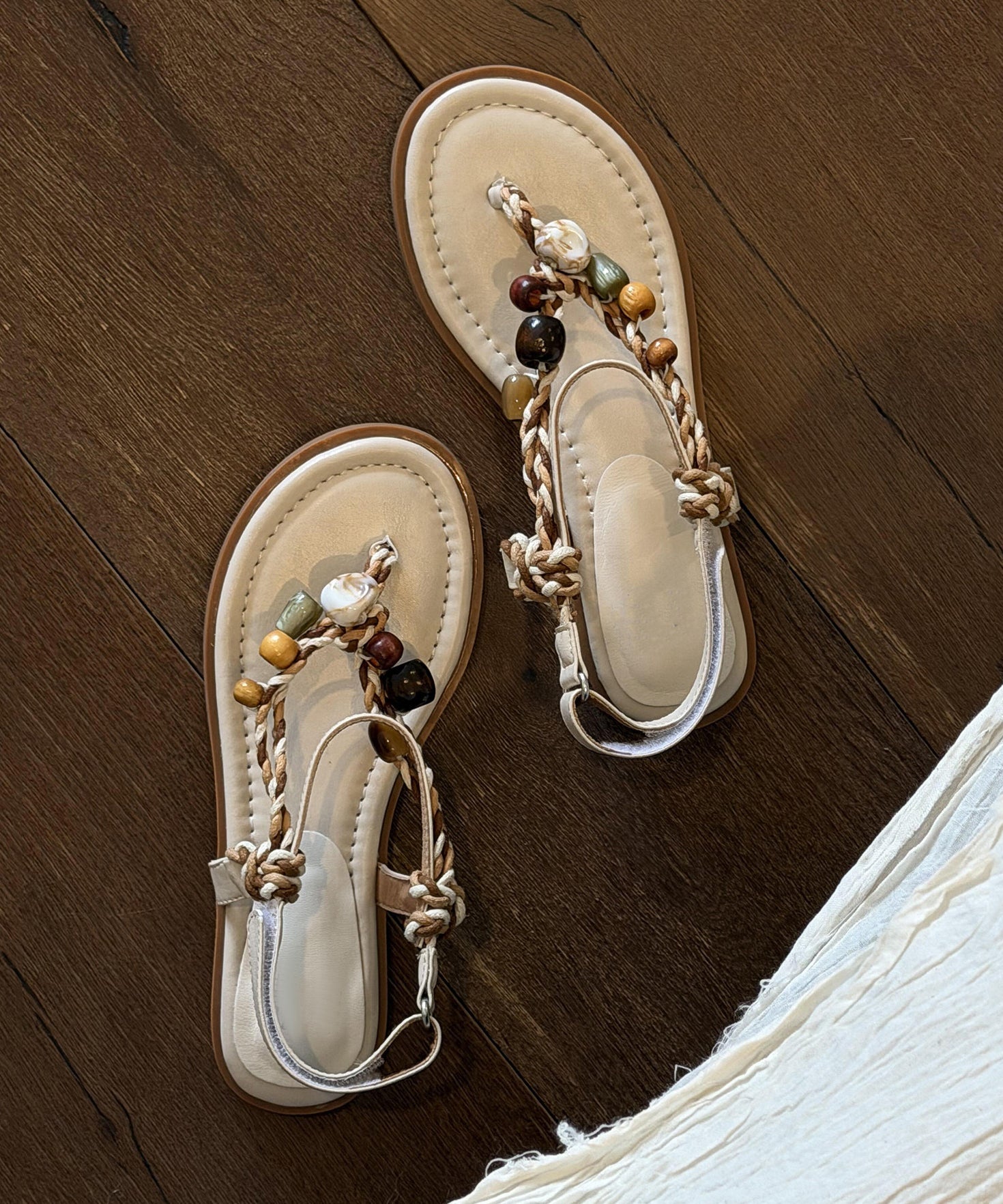 Dame Tøffel Sandaler Boho Stil 0