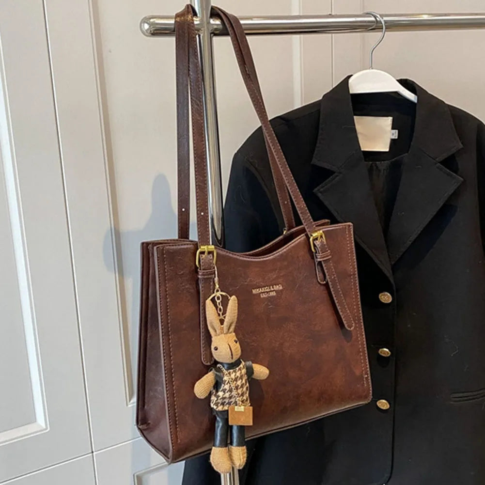 Dame Tote Veske med Uformell Stil og Mykt PU-Lær 3