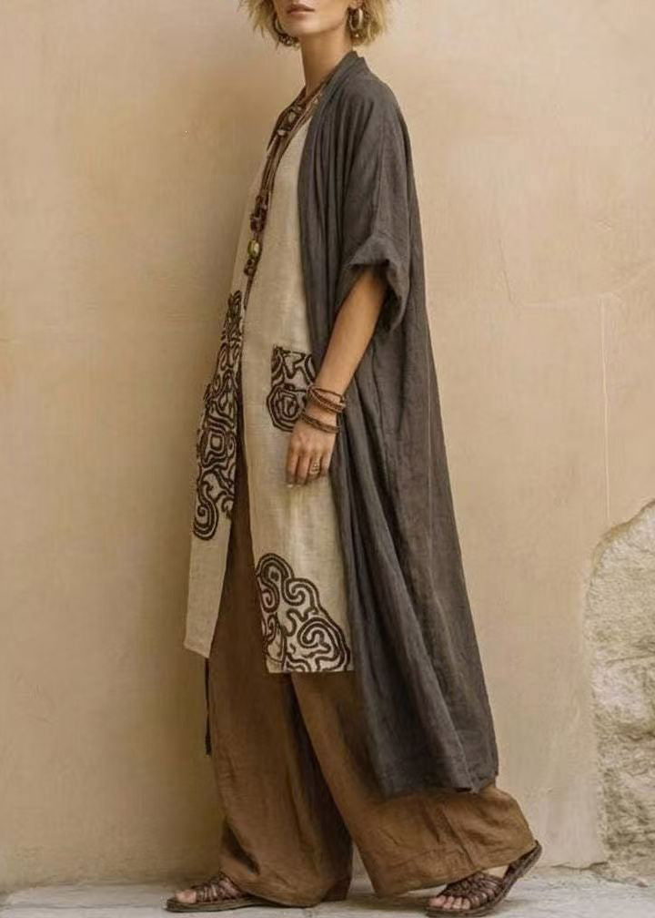 Dame Tredelt Sett Boho V-hals 2