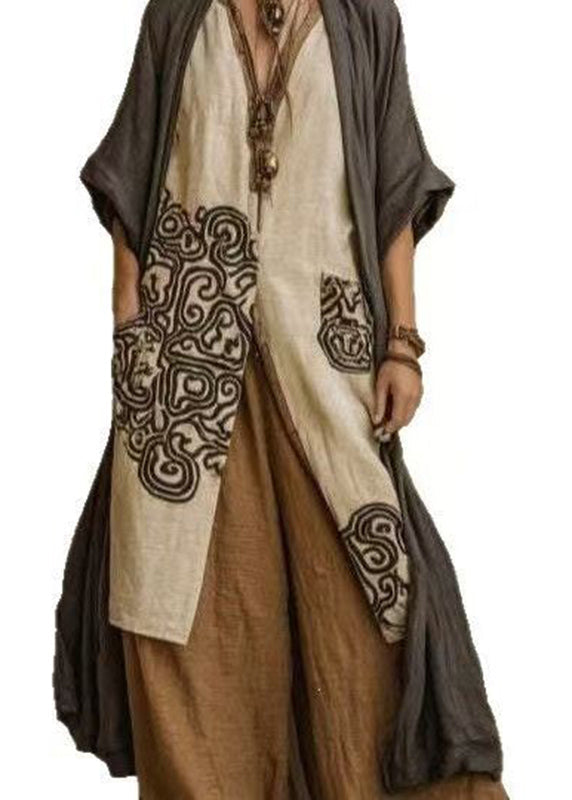 Dame Tredelt Sett Boho V-hals 4