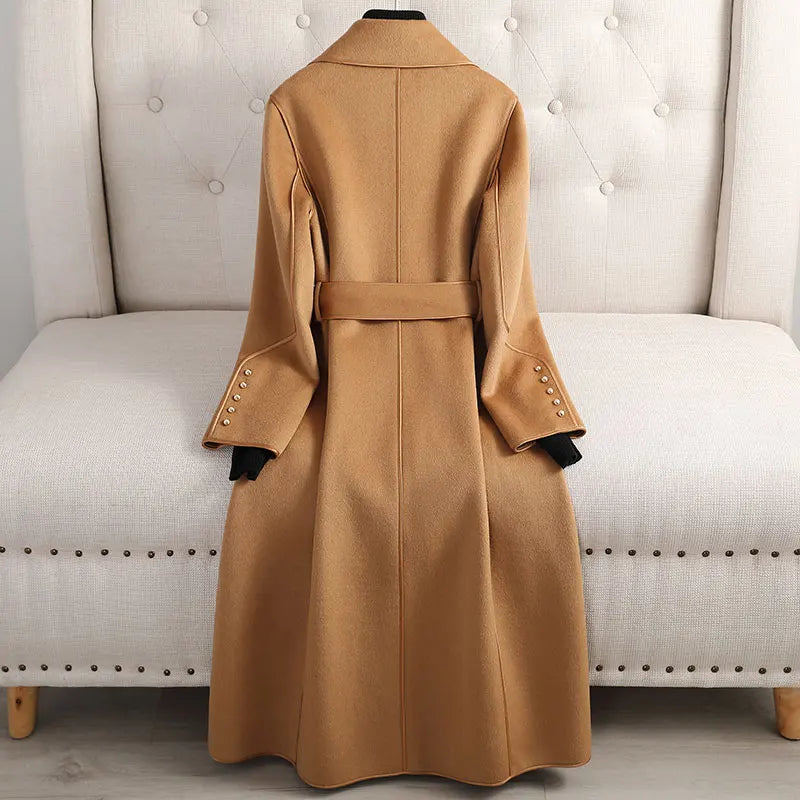 Dame Trench Coat Klassisk Stil 1