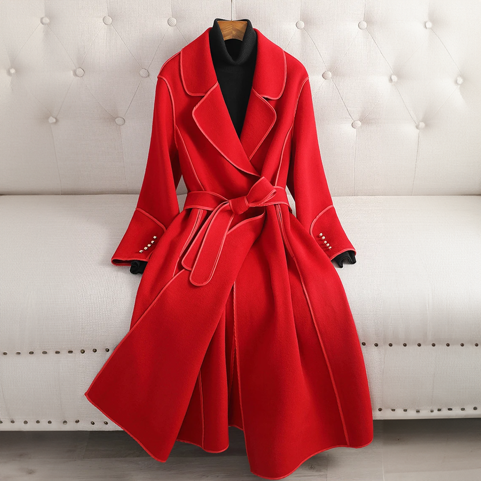 Dame Trench Coat Klassisk Stil 6