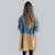 Dame Trench Coat To-farget Denim 1