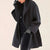 Dame Trench Mantel Vinter Design Høykvalitets Stoff 4