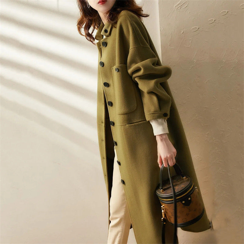 Dame Trenchcoat Lang Stil 2